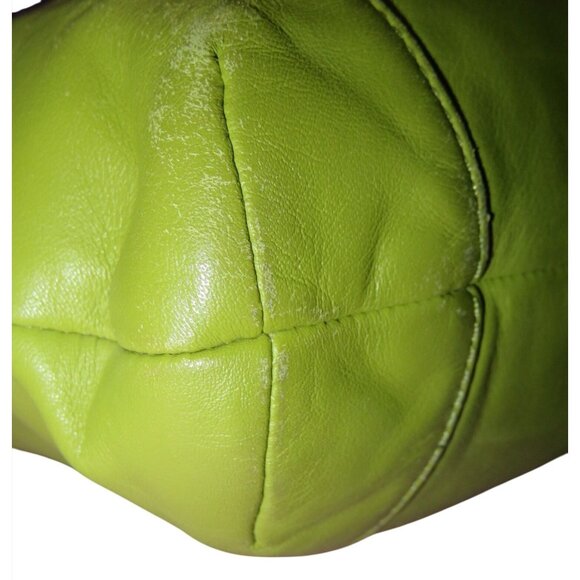 Coach 2013 Legacy Avocado Green Leather Messenger Crossbody handbag Swing pack - Picture 11 of 14